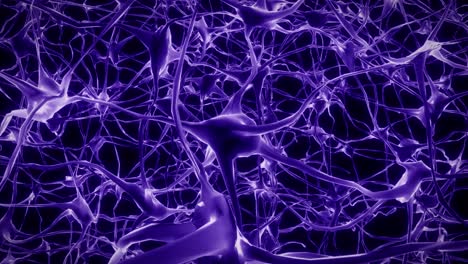 Neuronen-Gehirn-Geist-Axon-Gedanke-Neuronales-Netzwerk-Hologramm-Zelle-Gesundheit-Wissenschaft-4k